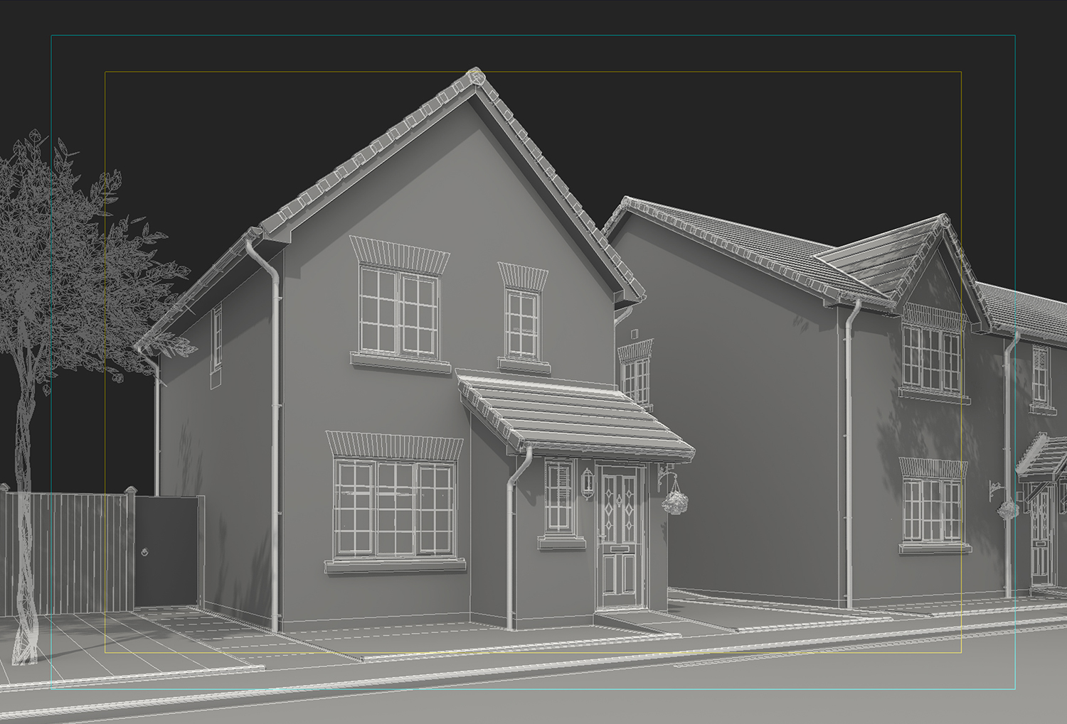 cgi modelling of a housing property