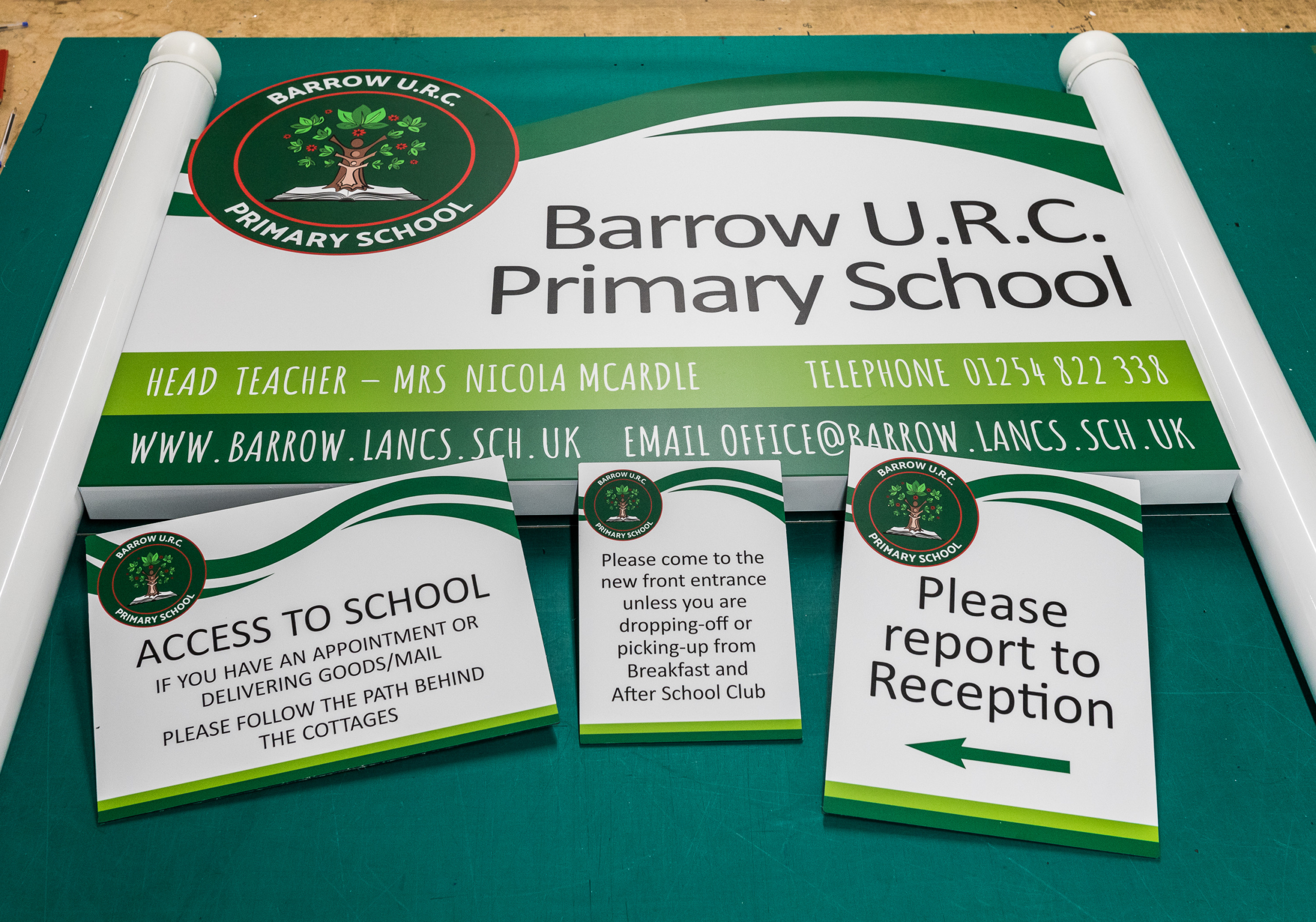 Barrow School SIgnage