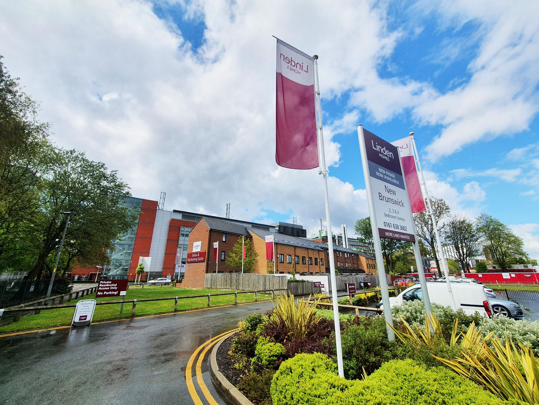 Entrance signage