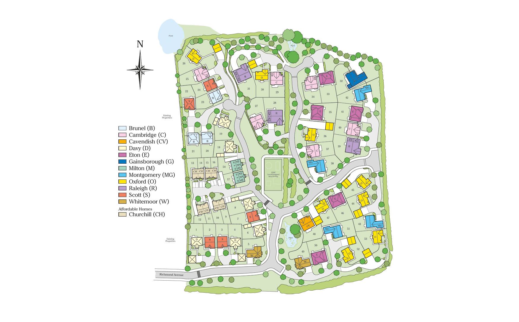 Development site plans