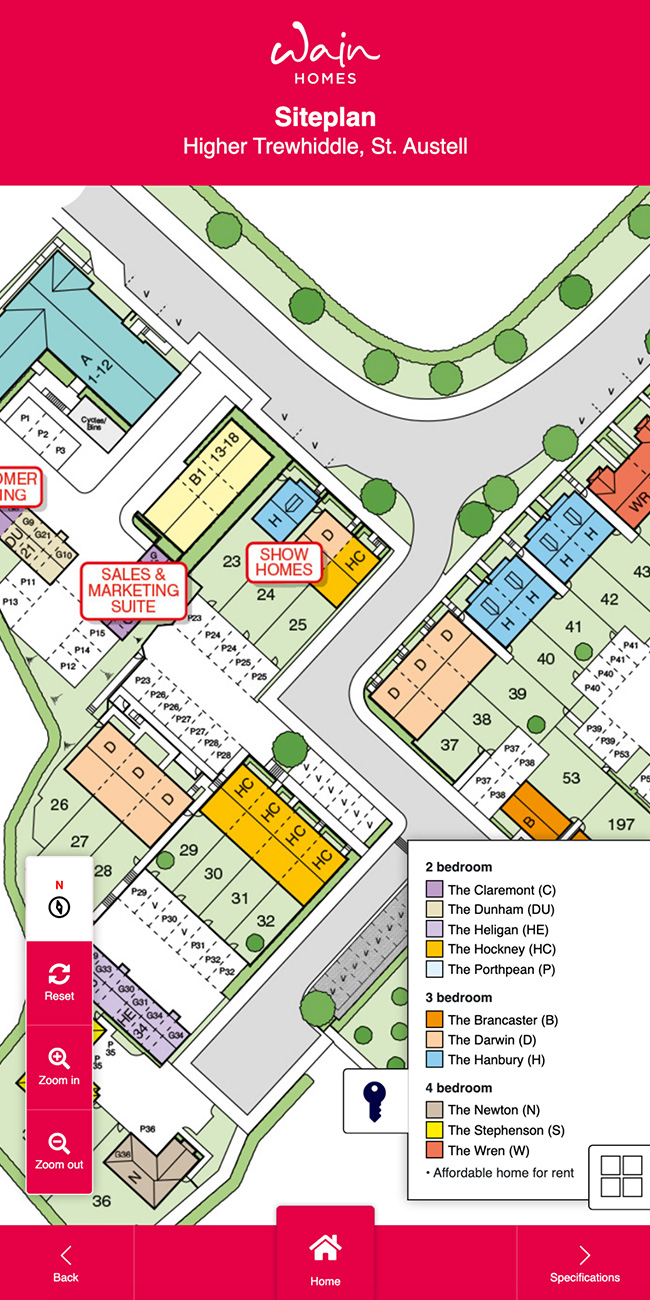 touch screen sitemap