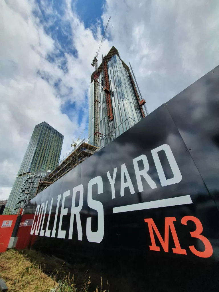 colliers yard hoarding