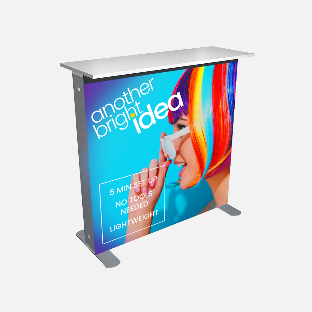 lightbox 100cm x 100cm counter